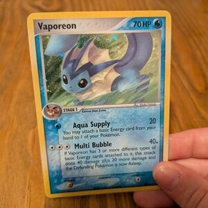 Vaporeon Pokémon Card Foil (19/115)